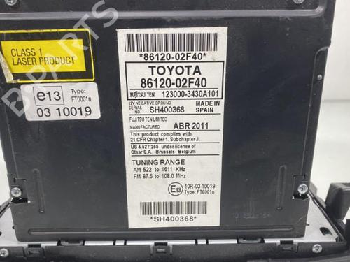 Used Radio Radio TOYOTA AURIS (_E15_) [2006-2013] 19953144 19953144