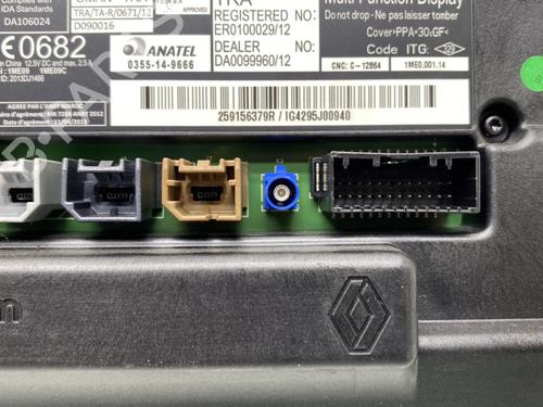 Used Display monitor Display monitor RENAULT ZOE (BFM_) ZOE (92 hp) 26318932 26318932