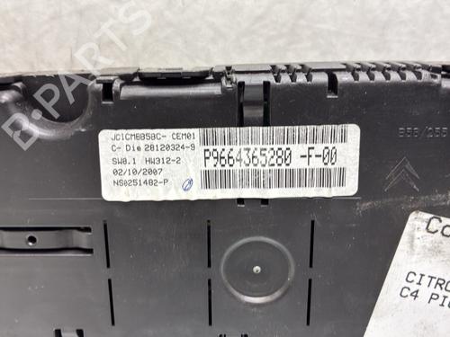 Used Instrument cluster Instrument cluster CITROËN C4 Picasso I MPV (UD_) 1.6 HDi (109 hp) 34449916 34449916