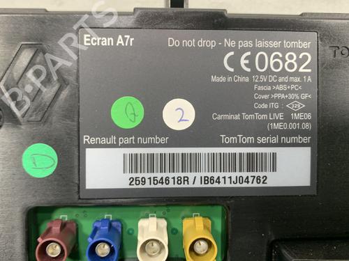 Display monitor RENAULT LAGUNA III (BT0/1) 2.0 dCi (BT07, BT0J, BT14, BT1A, BT1S) | BP30864056C48