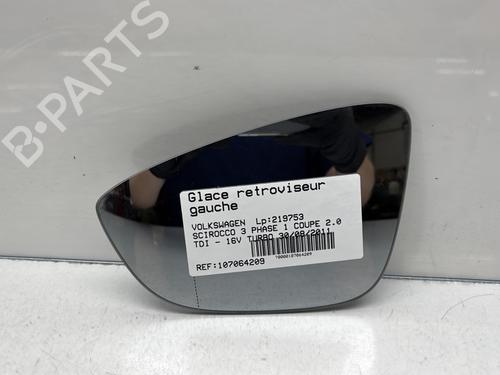 Used Left mirror glass VW SCIROCCO III (137, 138) 2.0 TDI (170 hp) 30790993