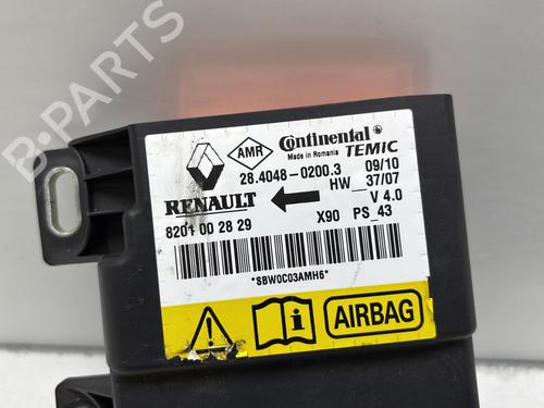 ECU airbags DACIA SANDERO 1.4 (BS0C, BS0A, BS0G, BS1F, BS0E) | BP29507510M53 