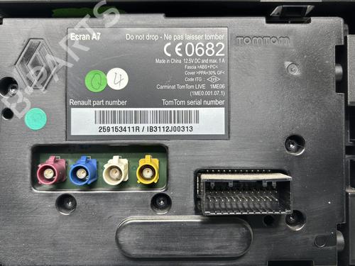 Display monitor RENAULT FLUENCE (L3_) 1.5 dCi (L30B) | BP28493850C48 