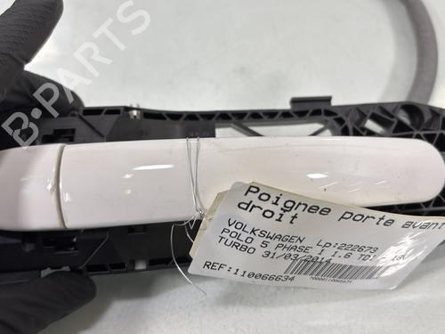 Front right exterior door handle VW POLO V (6R1, 6C1) 1.6 TDI | BP27746946C129 