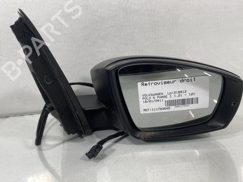 Used Right mirror VW POLO V (6R1, 6C1) 1.2 (70 hp) 28724954