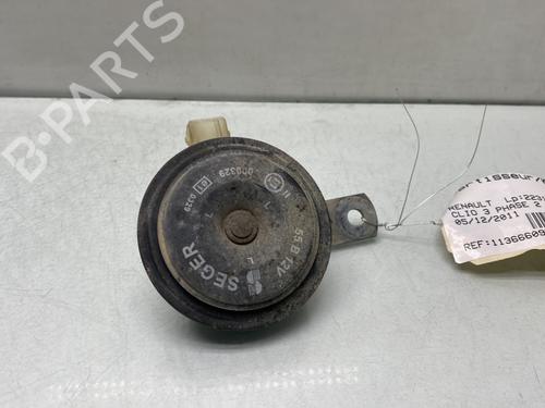 Used Horn RENAULT CLIO III (BR0/1, CR0/1) 1.2 16V Hi-Flex (BR1U, CR1U) (75 hp) 30082718