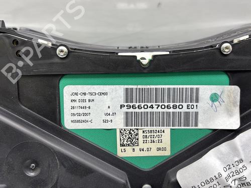Instrument cluster PEUGEOT 307 (3A/C) 1.6 HDi | BP26507046C47 