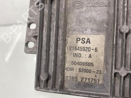 Engine control unit (ECU) PEUGEOT 206 Hatchback (2A/C)  | BP21196988M57 