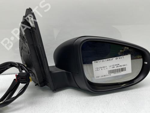 Used Right mirror VW GOLF VI (5K1) 1.4 (80 hp) 24427939