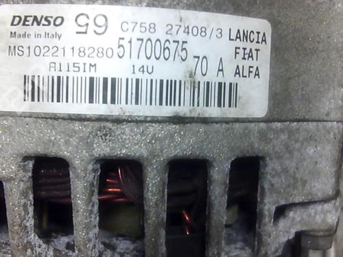 Used Alternator FIAT 500 (312_) 1.2 (312AXA1A) (69 hp) 20002087