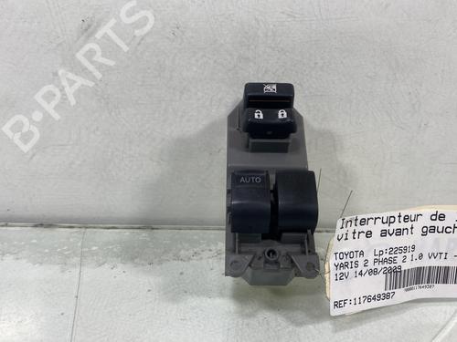 Used Left front window switch TOYOTA YARIS (_P9_) 1.0 VVT-i (KSP90_, KSP90R) (69 hp) 31134900