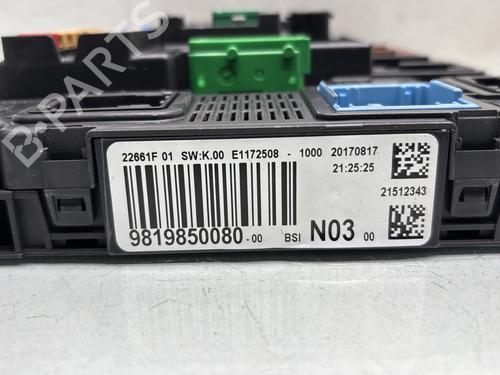 Fuse box PEUGEOT 208 I (CA_, CC_) 1.2 VTI 82 | BP29141717E1 