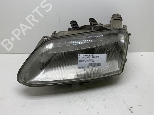 Used Left headlight RENAULT ESPACE III (JE0_) 2.2 12V TD (JE0E, JE0H, JE0P) (113 hp) 25261784