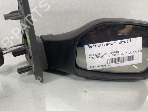 Used Right mirror PEUGEOT 106 II (1A_, 1C_) 1.5 D (57 hp) 28280000
