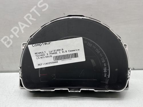 Used Instrument cluster RENAULT TWINGO III (BCM_, BCA_) 0.9 TCe 90 (BCM9, BCM2) (90 hp) 32296938