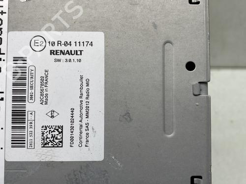 Radio RENAULT CLIO IV (BH_) 1.6 RS (BHJ4, BHJ6, BHMM) | BP21822729E6 