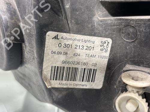 Left headlight PEUGEOT 407 (6D_) 1.6 HDi 110 (6D9HZC, 6D9HYC) | BP29939665C28