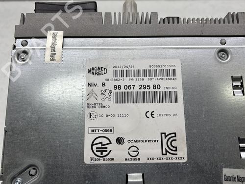 Radio PEUGEOT 208 I (CA_, CC_) 1.6 HDi | BP29507350E6 