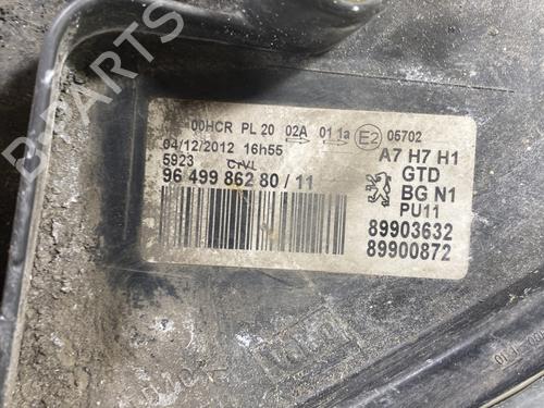 Left headlight PEUGEOT 207 SW (WK_) 1.4 16V | BP29141832C28 