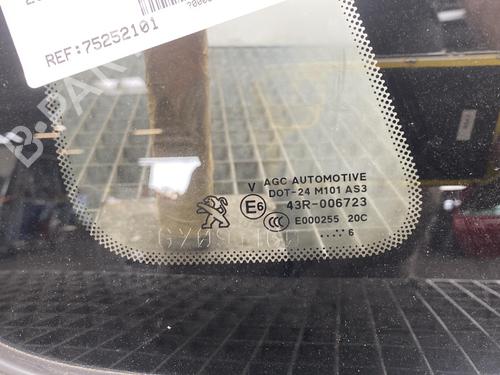 Used Rear right quarter glass PEUGEOT 2008 I (CU_) 1.6 BlueHDi 120 (120 hp) 19954909
