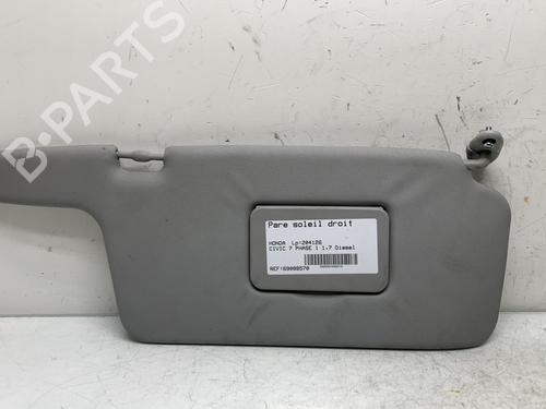 Used Right sun visor Right sun visor HONDA CIVIC VII Hatchback (EU, EP, EV) 1.7 CTDi (EP4, EU9) (100 hp) 20022866 20022866