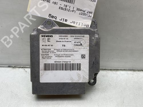Kollisjonspute styreenhet PEUGEOT 307 (3A/C) 1.6 16V (109 hp) 24961373