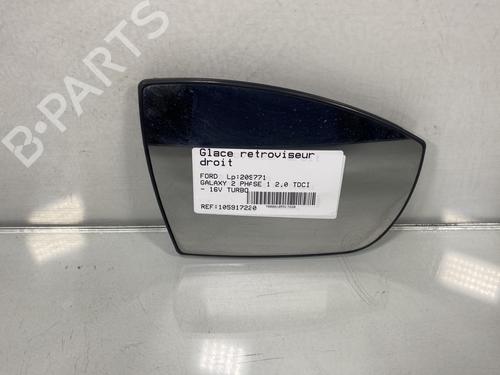 Used Right mirror glass FORD GALAXY II (WA6) 2.0 TDCi (140 hp) 25866055