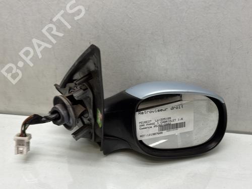 Used Right mirror Right mirror PEUGEOT 206 CC (2D) 1.6 16V (2DNFUF, 2DNFUR) (109 hp) 33724373 33724373