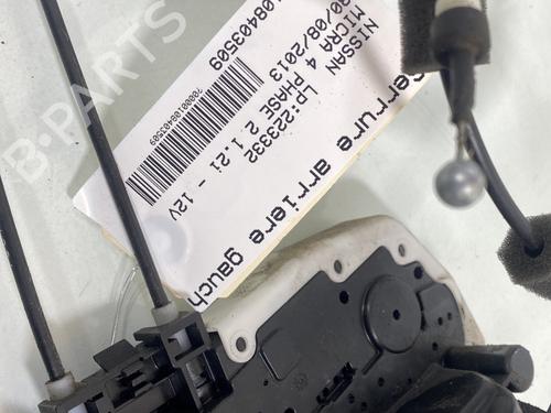 Rear left lock NISSAN MICRA IV (K13K, K13KK) 1.2 | BP28625089C100 