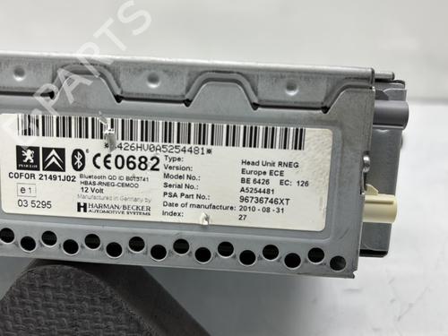 Radio PEUGEOT 3008 I MPV (0U_) 1.6 HDi | BP29842022E6 