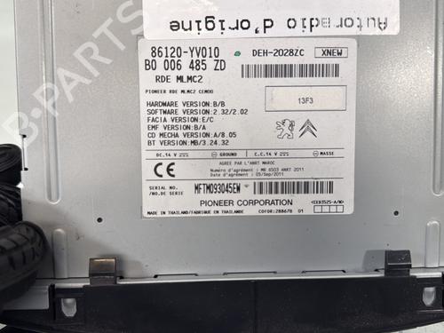 Used Radio Radio PEUGEOT 107 (PM_, PN_) 1.0 (68 hp) 32981174 32981174