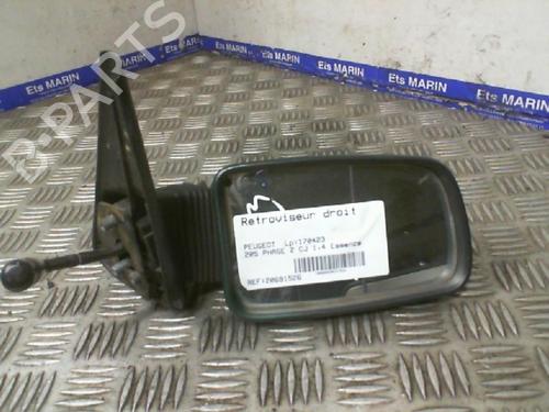 Used Right mirror Right mirror PEUGEOT 205 I Convertible (741B, 20D) 1.4 CJ (75 hp) 20018145 20018145