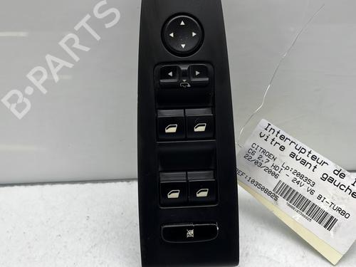 Used Left front window switch CITROËN C6 (TD_) 2.7 HDi (204 hp) 30790947