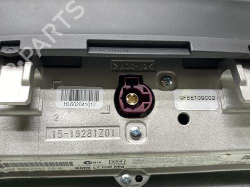 Used Display monitor Display monitor BMW 3 Touring (F31) 318 d (143 hp) 22767764 22767764