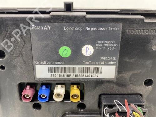 Used Display monitor Display monitor RENAULT LAGUNA III (BT0/1) 1.5 dCi (BT00, BT0A, BT0T, BT1J) (110 hp) 20017606 20017606