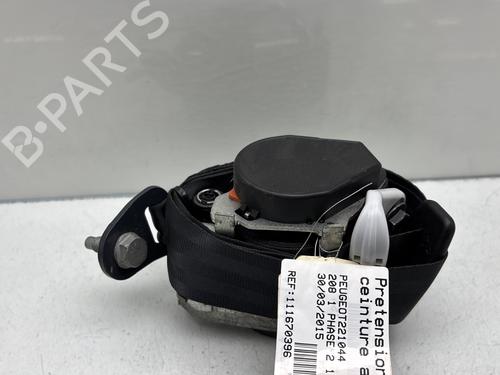 Højre fortil seleforstrammer PEUGEOT 208 I (CA_, CC_) 1.2 VTI 82 (82 hp) 28672690