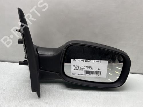 Used Right mirror RENAULT CLIO III (BR0/1, CR0/1) 1.6 16V (BR09, BR0T, CR09, CR0T) (88 hp) 29939188