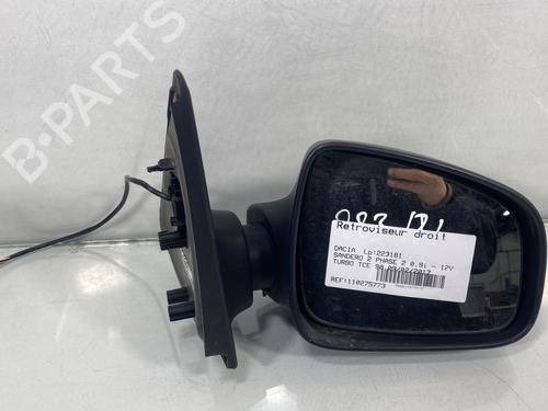 Used Right mirror DACIA SANDERO II TCe 90 (B8M1, B8MA, B8AC) (90 hp) 27886039