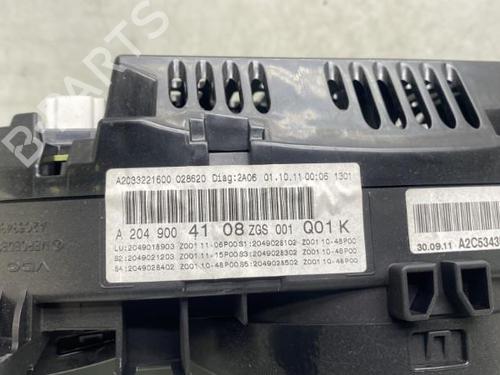 Used Instrument cluster MERCEDES-BENZ C-CLASS (W204) C 220 CDI (204.002) (170 hp) 19992690
