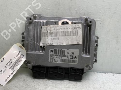 Used Engine control unit (ECU) Engine control unit (ECU) PEUGEOT 207 SW (WK_) 1.6 HDi (90 hp) 21196836 21196836
