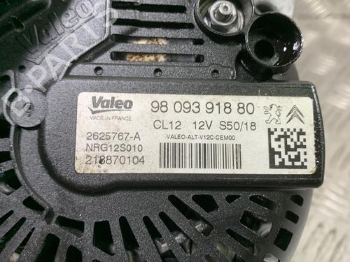 Used Alternator Alternator CITROËN C3 III (SX) 1.2 PureTech 82 (83 hp) 20021787 20021787