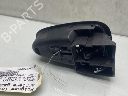 Used Rear left interior door handle TOYOTA AVENSIS Saloon (_T27_) 2.2 D-4D (ADT271_, ADT271R) (150 hp) 19960024