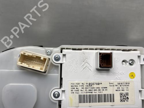 Instrument cluster PEUGEOT 2008 I (CU_) 1.6 HDi | BP32230465C47 - Image 3