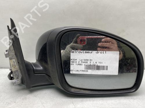 Used Right mirror SKODA FABIA II (542) 1.6 TDI (105 hp) 25221053