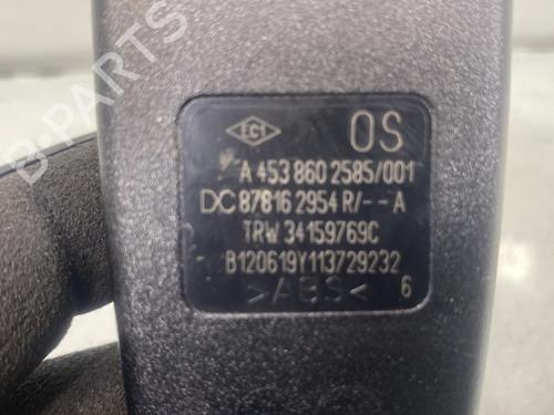 Seat buckle RENAULT TWINGO III (BCM_, BCA_) 1.0 SCe 75 | BP32495867I32