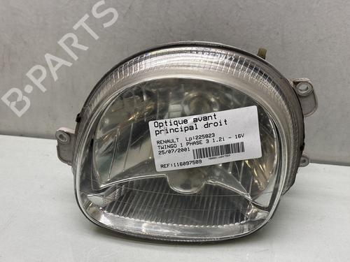 Used Right headlight Right headlight RENAULT TWINGO I (C06_) 1.2 16V (C060) (60 hp) 33742448 33742448