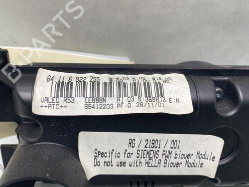 Climate control MINI MINI (R50, R53)  | BP22315842I5 