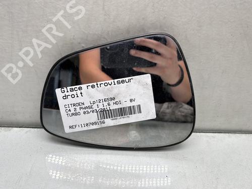 Speilglass høyre CITROËN C4 II (NC_) 1.6 HDi 115 (114 hp) 30791132