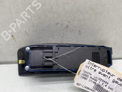 Left front window switch TOYOTA VERSO (_R2_) 2.0 D-4D (AUR20_, AUR20R) | BP29939446I27 