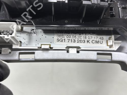 Middle console VW GOLF VII (5G1, BQ1, BE1, BE2) 2.0 GTD | BP31831436I22 